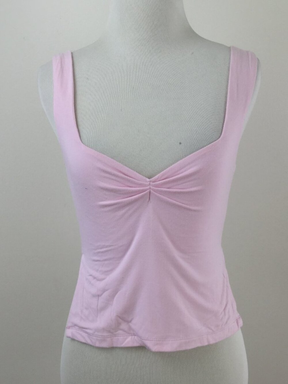 White Fox Baby Pink Tank Top xs